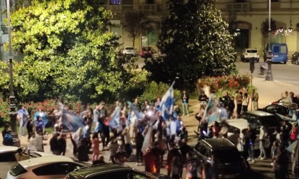 Anche a Vercelli tifosi del Napoli in festa per lo scudetto