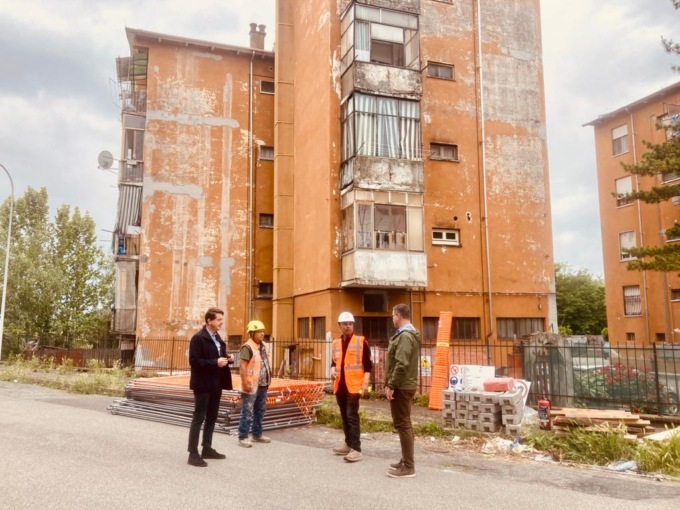 Partito il cantiere alle case popolari di via Natale Palli