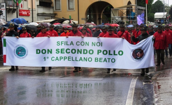 Gli Alpini celebrano i 25 anni dalla Beatificazione di don Pollo