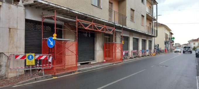 Borgo d’Ale: lavori in tempi record per un edificio instabile
