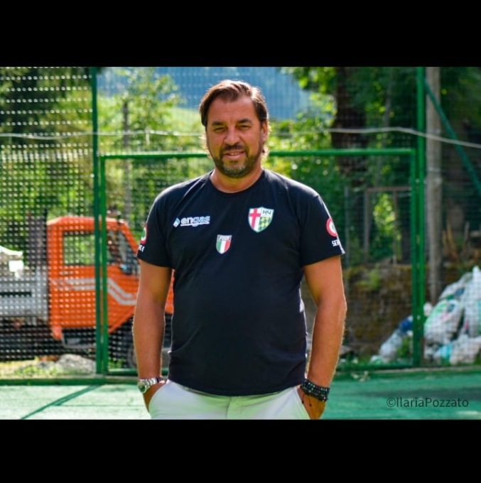 Davide Costanzo ferito in modo per fortuna non grave nel frontale
