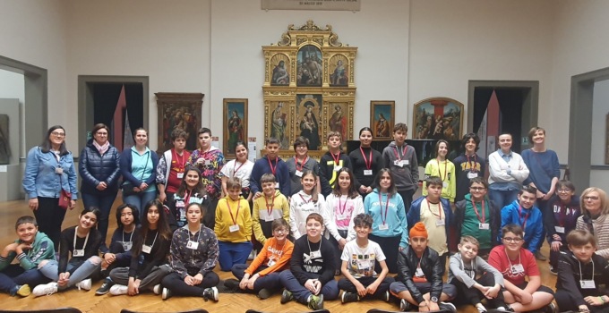 Le scuole di Bianzè in visita al Museo Borgogna