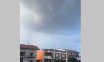 Santhià a rischio tornado: avvistato un "funnel cloud"