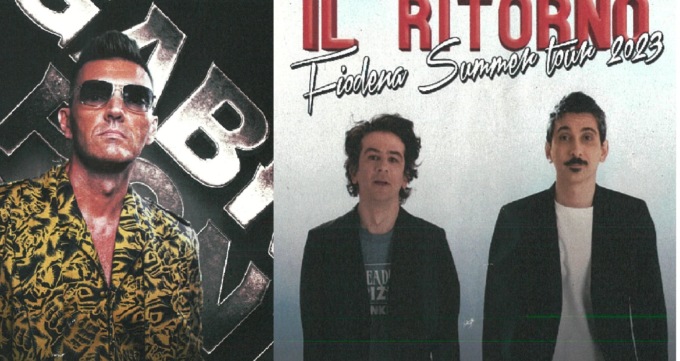 Il dj Gabry Ponte e il duo comico Mandelli Biggio a Vercelli