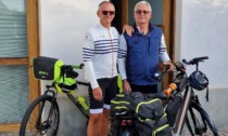 "Un Po di sete": il particolare viaggio in bici di due vercellesi