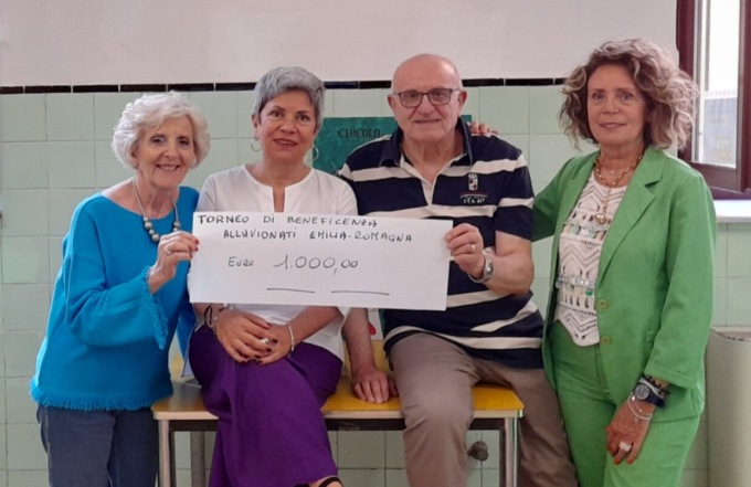 Mille euro agli alluvionati dell’Emilia dagli appassionati di Burraco