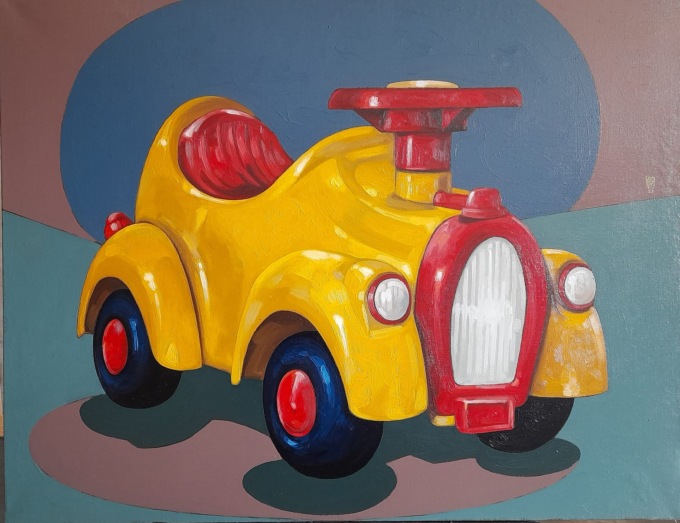 Le macchinine di Luca Andreotti in mostra da Volvo Autovar