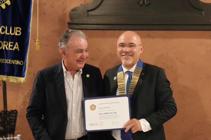 Passaggio di consegne per il Rotary Club Sant’Andrea Vercelli-Santhià-Crescentino e il Rotaract Sant’Andrea