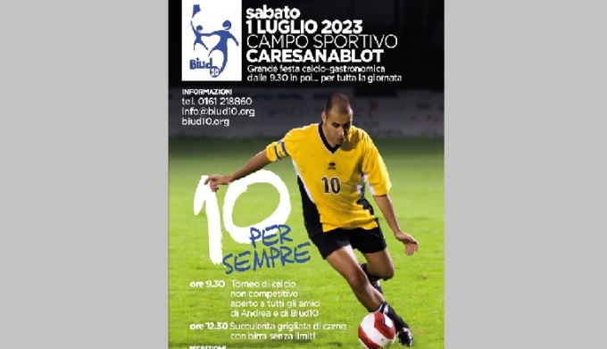 10xsempre: torna il torneo-festa di Biud10 in memoria di Andrea Bodo