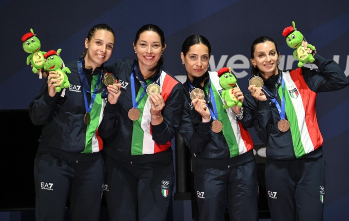 Europei di scherma: Chicca Isola di bronzo nella spada a squadre