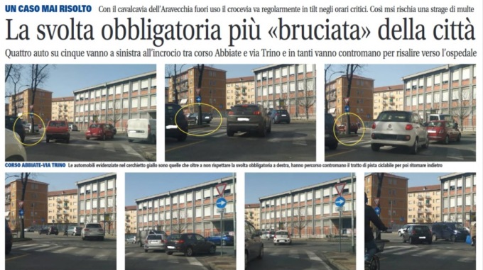 La svolta proibita di Corso Abbiate: “Ci vuole una telecamera”