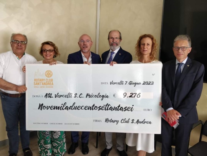 Nuovo servizio psicologico grazie alla donazione del Rotary Sant’Andrea – FOTOGALLERY
