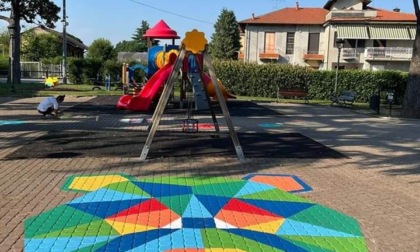 Parco giochi all'insegna dei colori a Tronzano