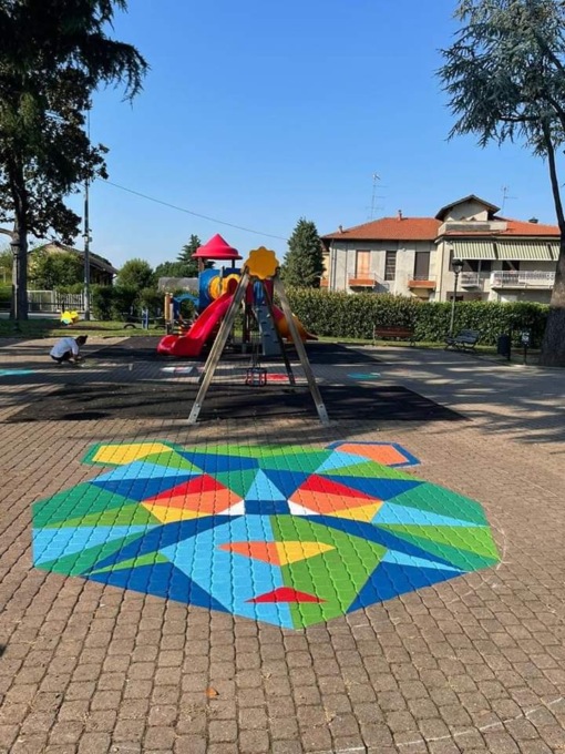 Parco giochi all’insegna dei colori a Tronzano