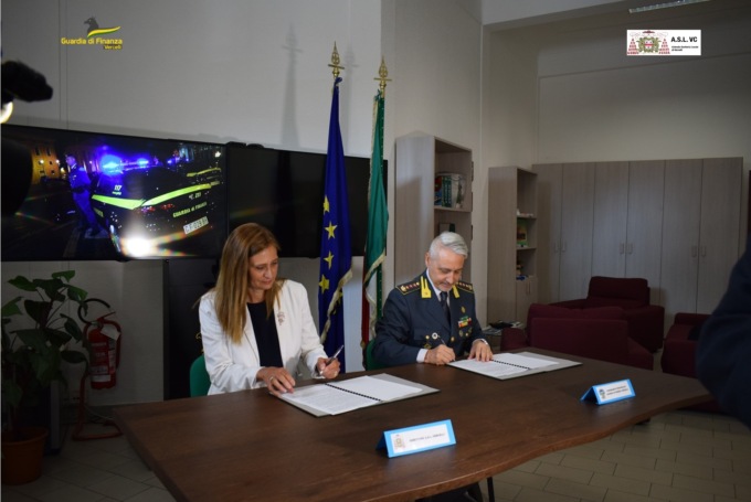 Firmato il “patto” Asl-Guardia di Finanza contro gli illeciti nella sanità