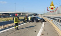 Incidente stradale sull'A4 in zona Balocco: tre feriti