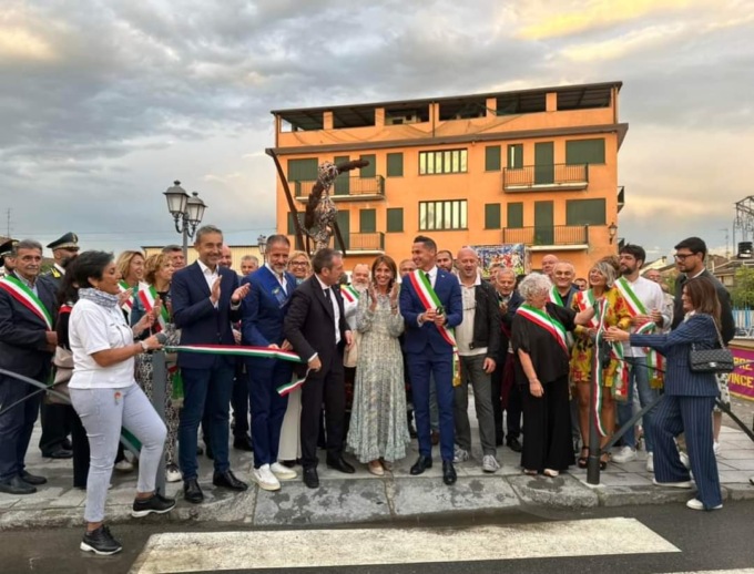 Ronsecco: inaugurazione di “Vehra”, opera d’arte e custode delle vie d’acqua