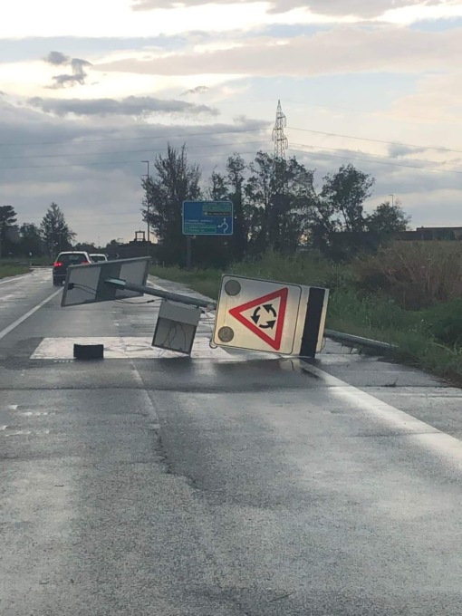 Maltempo 2 – Danni ad Asigliano e sulle strade provinciali -FOTOGALLERY