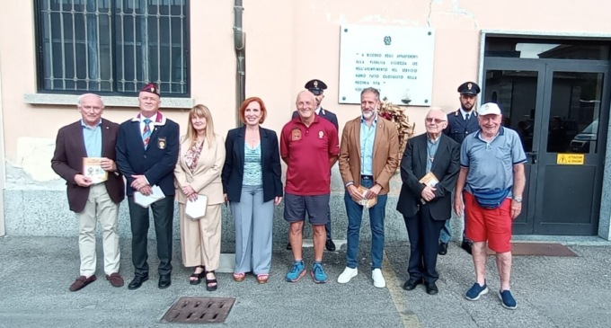 Accolto in Questura a Vercelli l’ex poliziotto Pellegrino della Pace