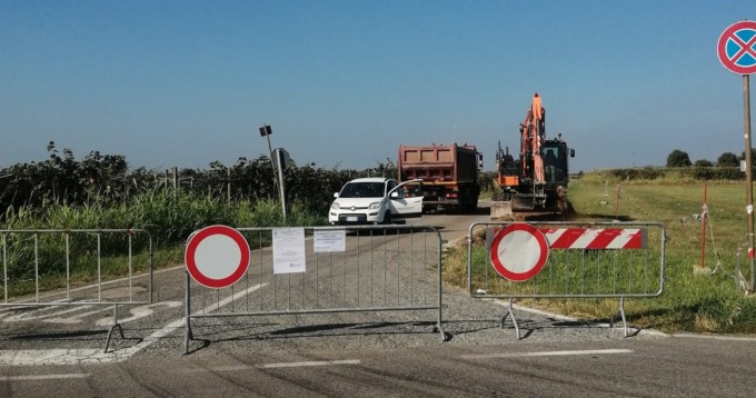Viabilità modificata a Borgo d’Ale per lavori lungo la strada della Cerca
