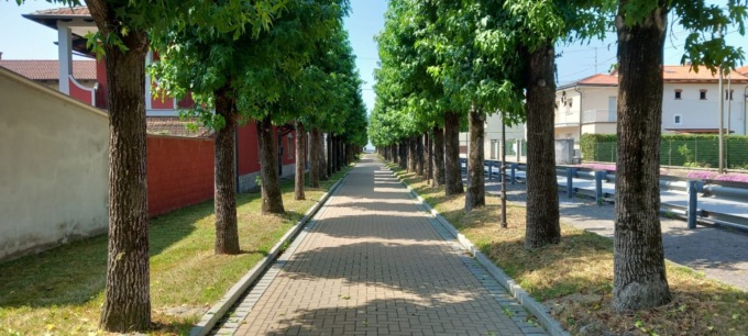 Borgo d’Ale diventa “green” con la strada pedonale di viale Consolata