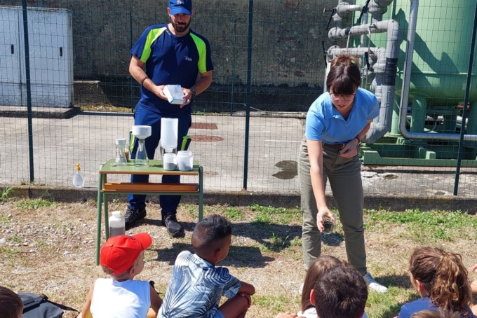 Centri estivi di Tronzano e Alice in visita agli impianti Asm