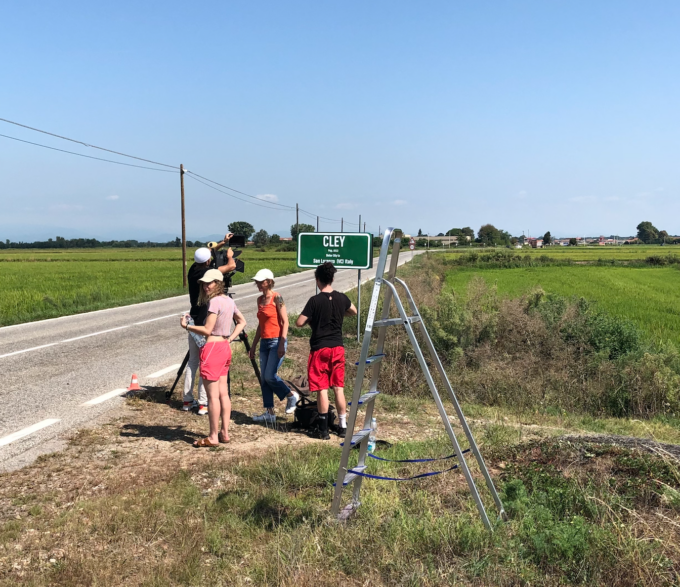 Oldenico set per un corto internazionale