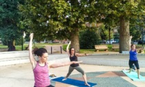 Yoga al Parco Durandi di Santhià: un successo!