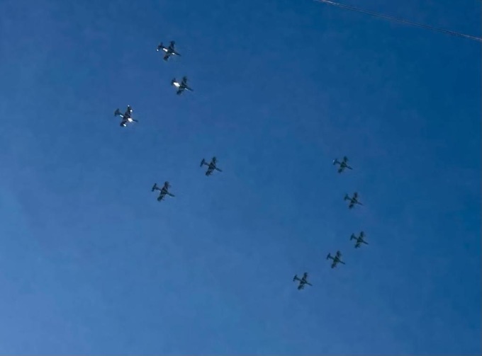 Frecce Tricolori, oggi a sorpresa primo passaggio, il VIDEO