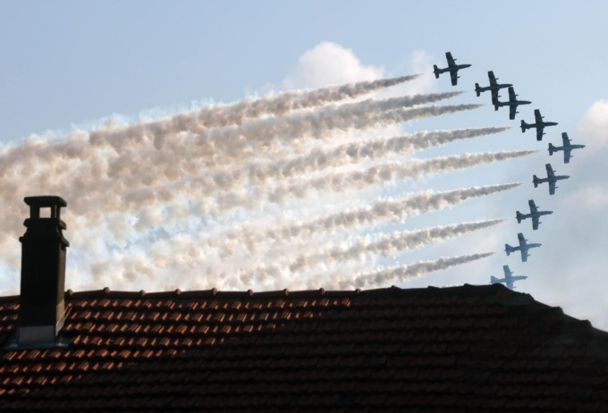 La prova delle Frecce Tricolori: foto e video