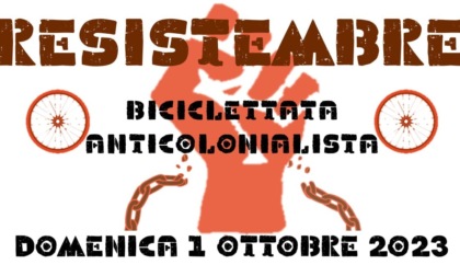 Biciclettata anticolonialista a Vercelli domenica 1° ottobre