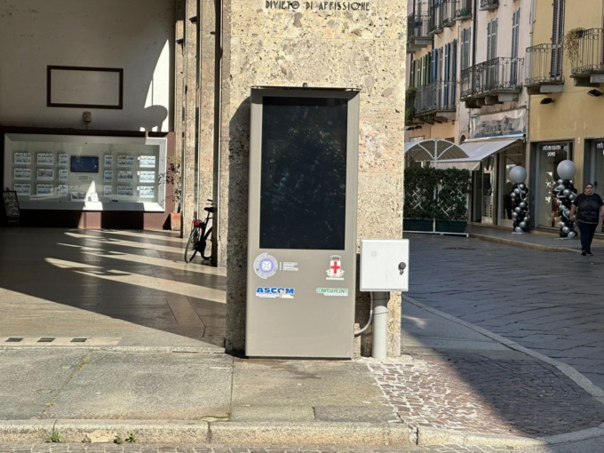 Il totem del Distretto Urbano sarà attivo da lunedì a Vercelli