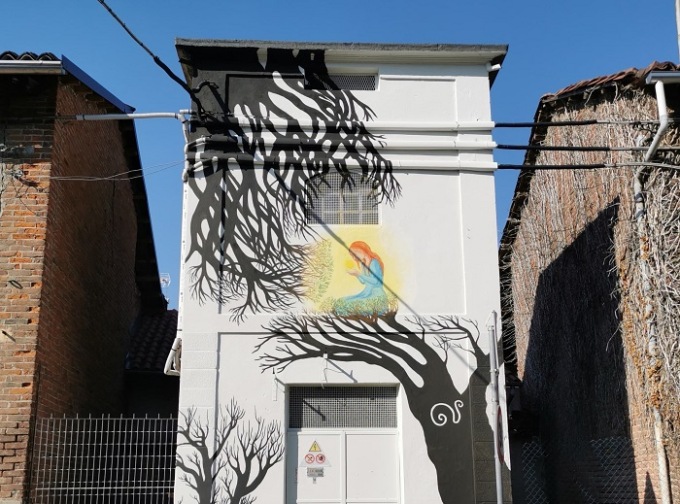E-distribuzione: nuovo murales sulla cabina elettrica