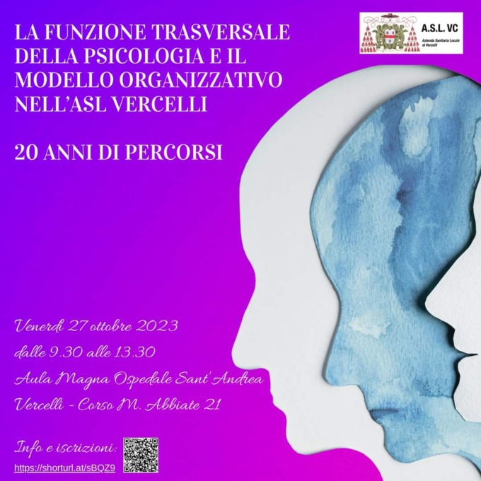La Psicologia dell’Asl Vercelli compie 20 anni al servizio dei cittadini