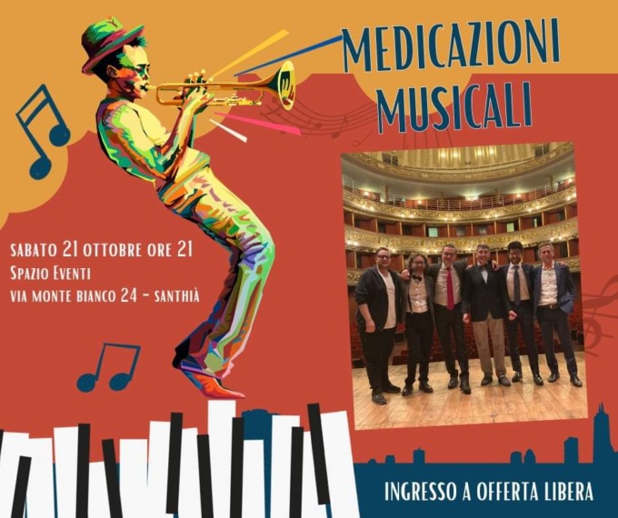 Questa sera appuntamento a Santhià con “Medicazioni musicali”