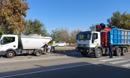 Via Trento: pulizia a tempo da record