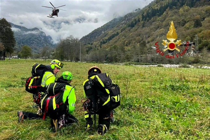 Valsesia: una giornata di ricerche per un escursionista smarrito