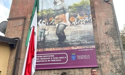 Nuova vita per il murales di Riso Amaro