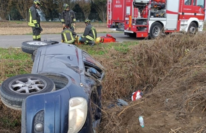 Incidente tra Borgo Vercelli e Casalvolone, un ferito