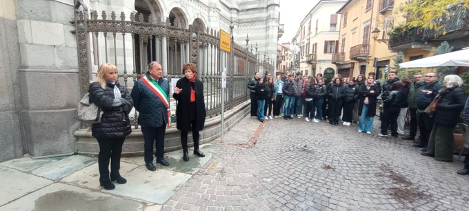 Tre nuove pietre d’inciampo della Comunità Ebraica a Vercelli