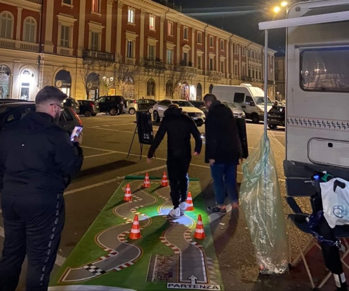 SpotNight a Vercelli per incentivare la sicurezza stradale