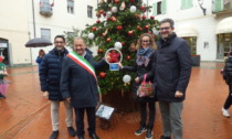 Vercelli: l'Albero dei bambini di Marazzato inaugurato in piazza dei Pesci