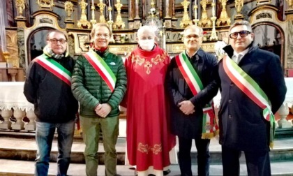 A Santo Stefano gli Alpini di Borgo d'Ale e Cigliano ricordano Don Pollo