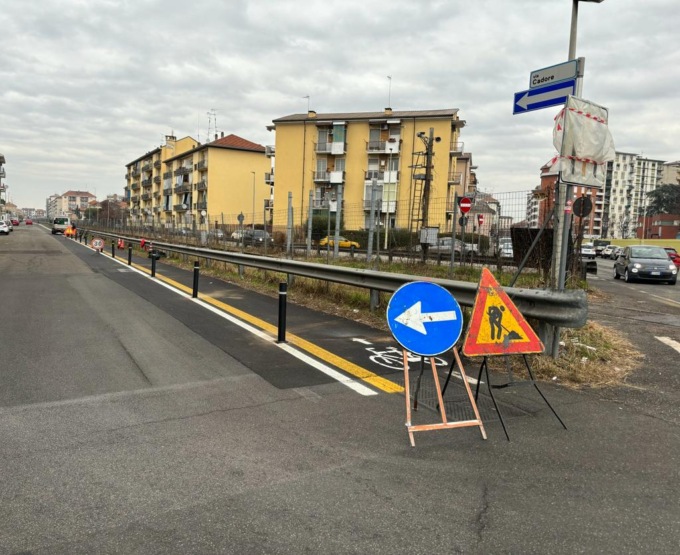 Messe in sicurezza le piste ciclabili di via Cadore e via Testi