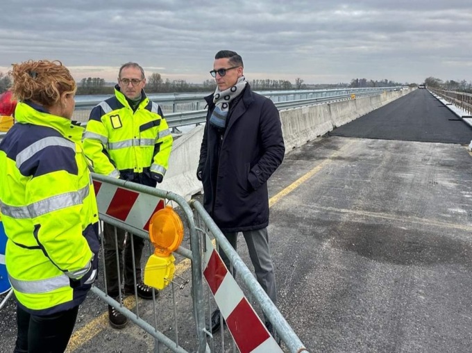 In fase di arrivo i lavori al ponte Risorgimento di Caresana