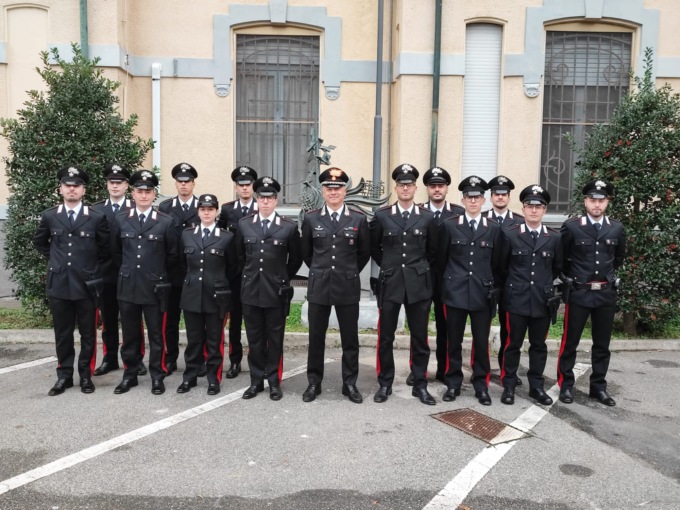 Tredici nuovi carabinieri per le stazioni vercellesi