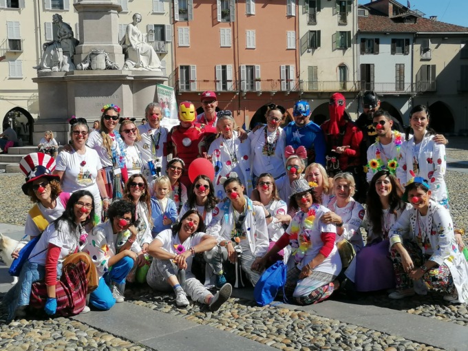 I supereroi acrobatici arrivano all’ospedale Sant’Andrea