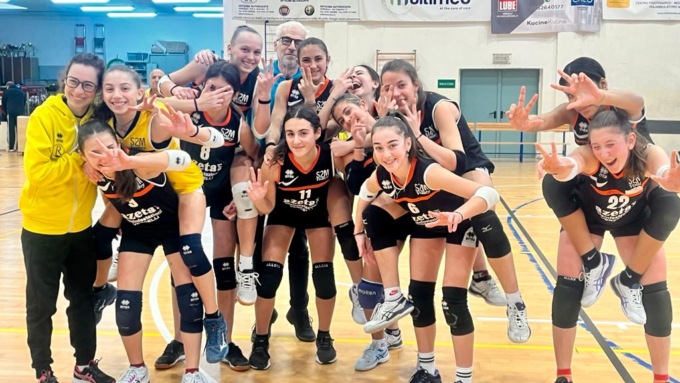 S2M Volley: vince la under 14 e tiene il secondo posto
