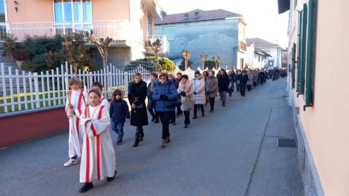Straordinaria partecipazione per la celebrazione di San Sebastiano a Borgo d’Ale