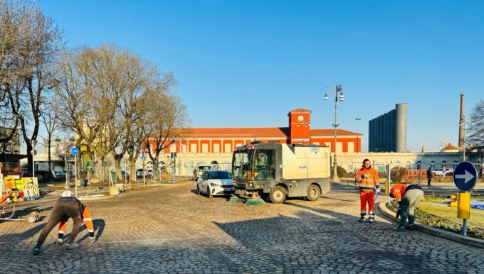 Piazza Roma potrebbe riaprire già venerdì 26 gennaio, cantiere al termine